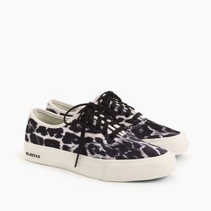 SeaVees for J. Crew Legend Sneaker in Leopard
